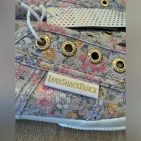 NWT! Superga X LOVESHACKFANCY Floral Canvas Sneakers, sz 4.5 - Picture 3 of 7